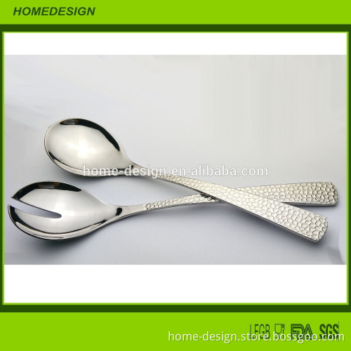 creative Hotel stainless steel salad spoon and salad fork set,spork